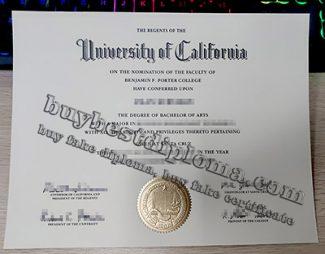 UC Santa Cruz diploma, University of California Santa Cruz diploma, fake UCSC diploma,