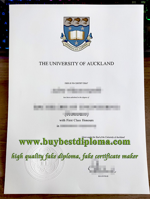 University of Auckland degree, University of Auckland diploma,