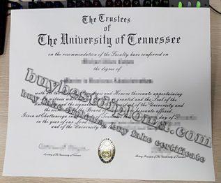 University of Tennessee diploma, University of Tennessee degree,