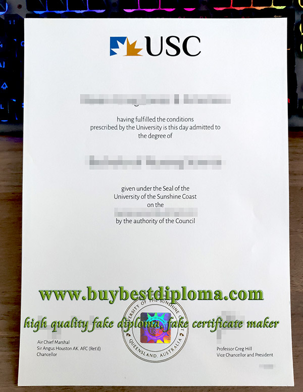 University of the Sunshine Coast degree, University of the Sunshine Coast diploma, fake USC degree,