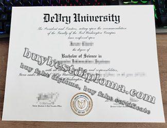 fake DeVry University diploma, fake DeVry University degree,