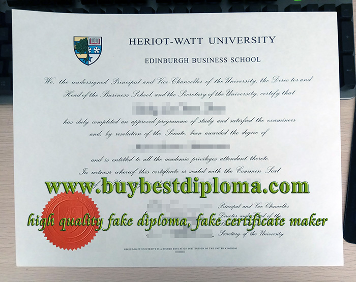 Heriot-Watt University degree, Heriot-Watt University diploma, fake Heriot-Watt University certificate,