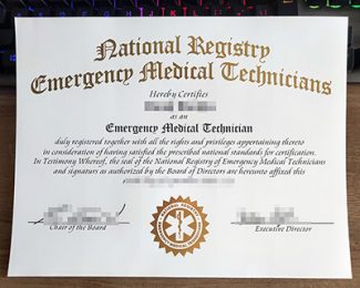 Emergency Medical Technicians certification, National Registry of Emergency Medical Technicians certificate, fake EMT certificate, fake NREMT certificate,