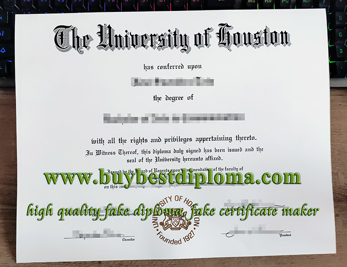 University of Houston diploma, University of Houston degree, fake UH diploma,