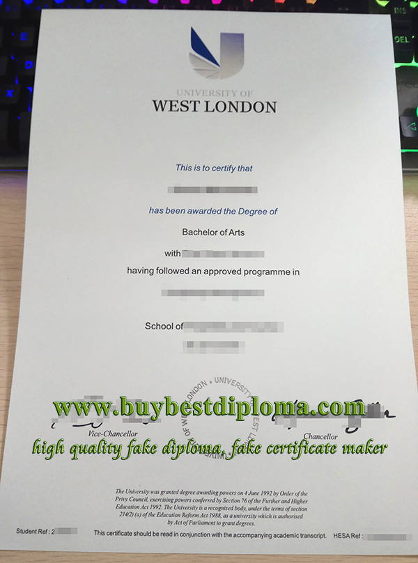 fake University Of West London diploma, buy University Of West London degree, fake UWL diploma,