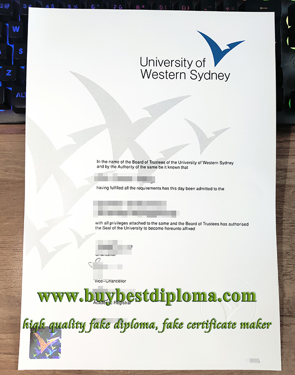 University Of Western Sydney Degree