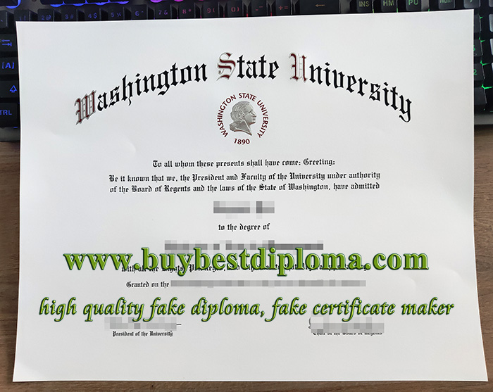 Washington State University diploma, Washington State University degree, fake WSU diploma,