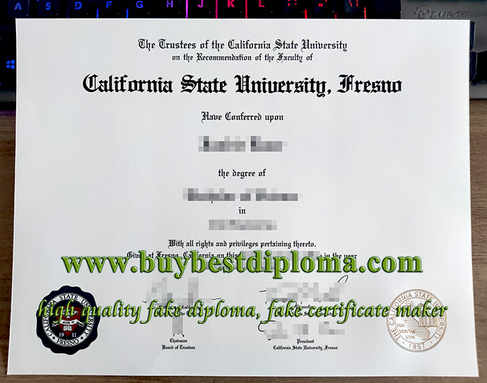 California State University Fresno diploma, fake CSUF diploma, fake Fresno State University diploma,