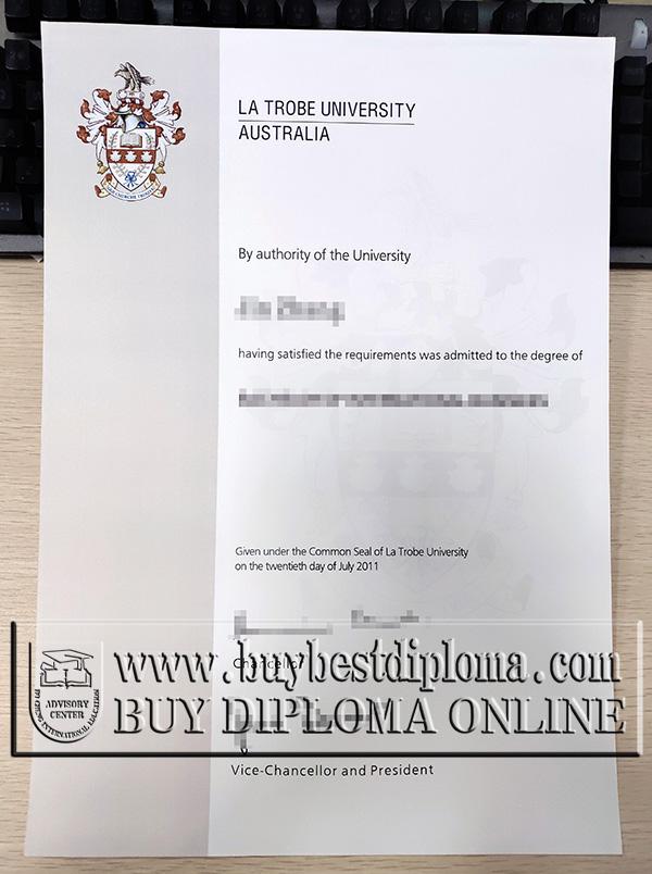 La Trobe University degree, fake La Trobe University diploma, fake La Trobe University certificate,