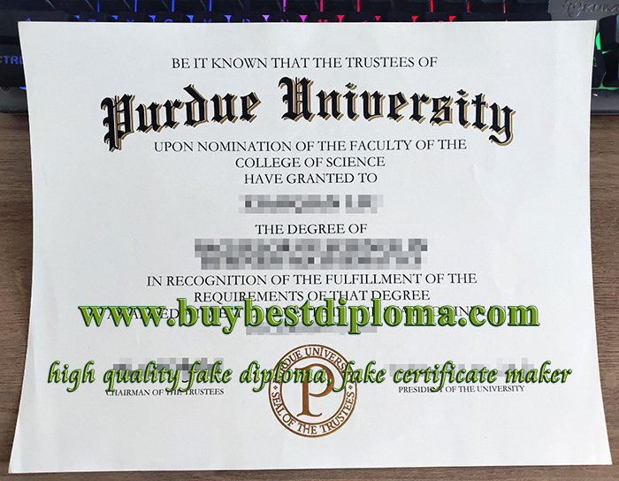 Purdue University diploma, Purdue University degree, fake Purdue University certificate,