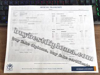 fake Ryerson University transcript, fake Ryerson University certificate, fake transcript,