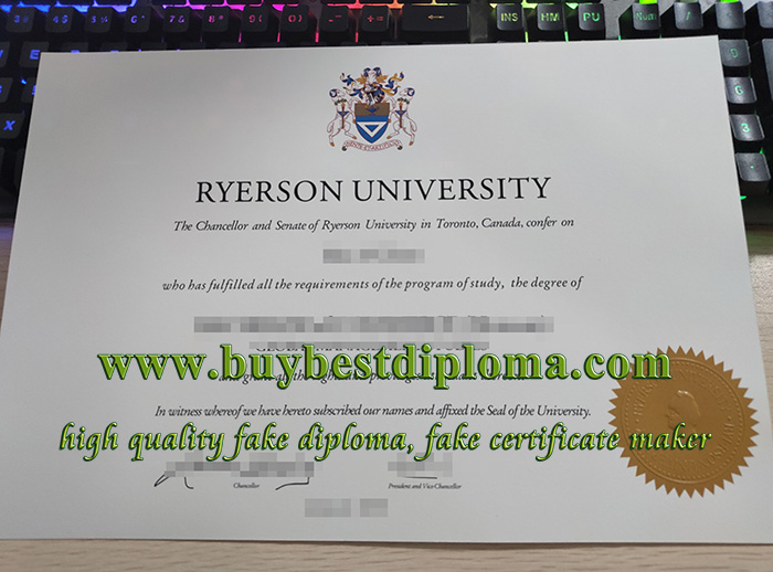 fake Ryerson University diploma, fake Ryerson University degree, replica Ryerson University certificate,