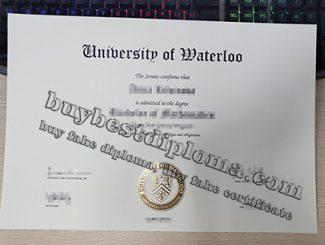 University of Waterloo diploma, University of Waterloo degree, fake University of Waterloo certificate,