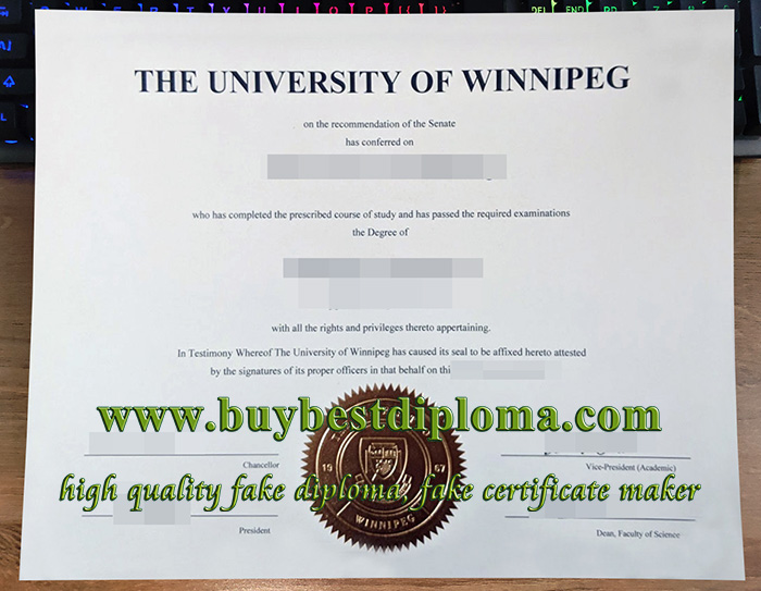 University of Winnipeg diploma, University of Winnipeg degree, fake University of Winnipeg certificate,