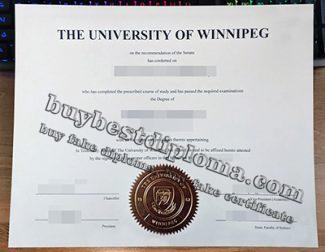 University of Winnipeg diploma, University of Winnipeg degree, fake University of Winnipeg certificate,