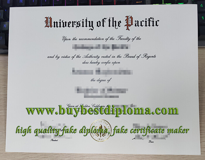 University of the Pacific diploma, University of the Pacific degree, fake University of the Pacific certificate,