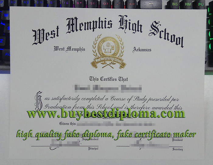 West Memphis High School diploma, buy fake GED diploma, fake high school diploma,