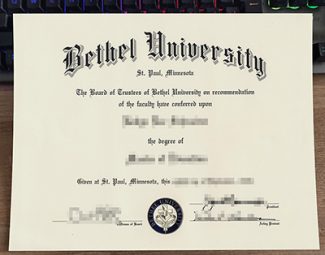 Bethel University diploma, fake Bethel University certificate, fake Bethel University degree,
