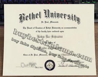 Bethel University diploma, fake Bethel University certificate, fake Bethel University degree,