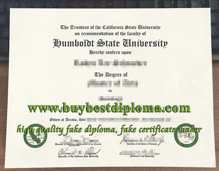 Humboldt State University diploma, fake Humboldt State University certificate, fake Humboldt State University degree,