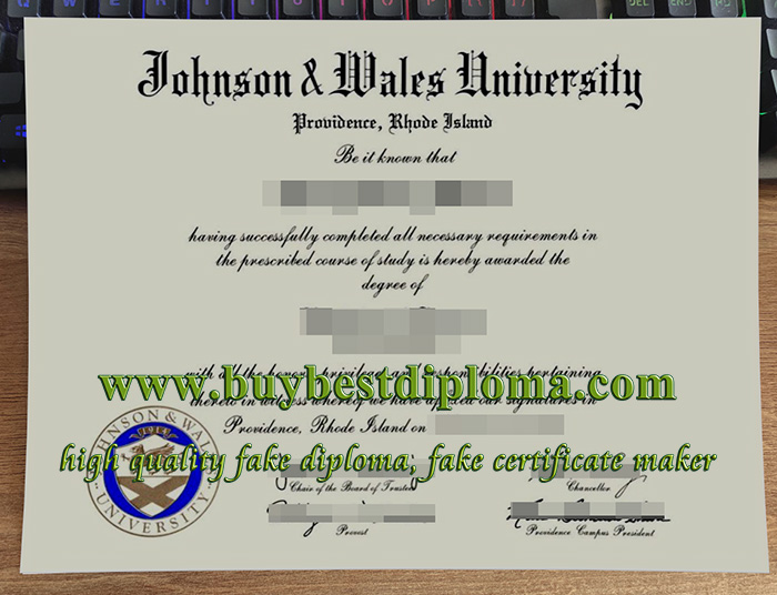 Johnson & Wales University diploma, Johnson & Wales University degree, fake JWU diploma,