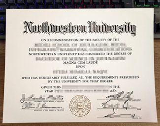 Northwestern University diploma, fake NU diploma, Northwestern University degree,