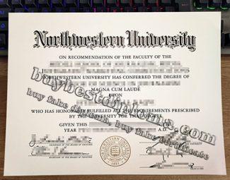 Northwestern University diploma, fake NU diploma, Northwestern University degree,