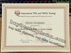 ITTT TEFL certificate, fake TEFL certificate, fake ITTT certificate,