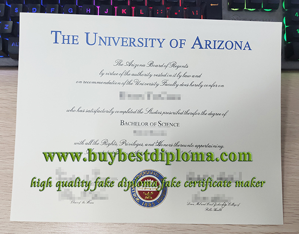 University of Arizona diploma, fake University of Arizona certificate, buy University of Arizona degree,
