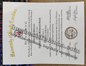 University of South Carolina diploma, fake USC diploma, University of South Carolina degree,