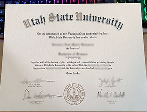 Utah State University diploma, fake USU diploma, fake Utah State University degree,