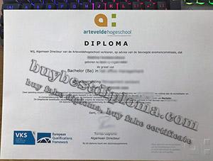 Arteveldehogeschool diploma, Artevelde University diploma, fake Belgium diploma,