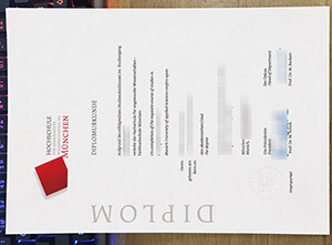 Hochschule für angewandte München urkunde, Hochschule München certificate, fake Munich University diploma,