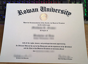 Rowan University diploma, Rowan University degree, Rowan University certificate,