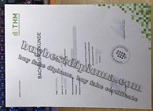 Technische Hochschule Mittelhessen urkunde, fake THM diploma, THM University certificate,