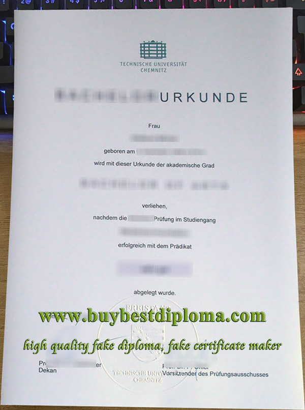 Technische Universität Chemnitz degree, TU Chemnitz diploma, fake Chemnitz University certificate,