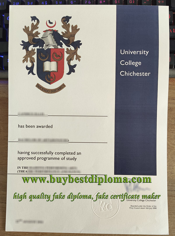 University College Chichester degree, fake University College Chichester diploma, University College Chichester certificate,