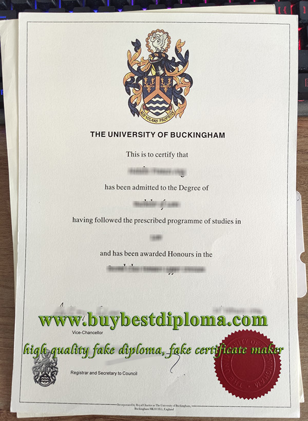 University Of Buckingham Degree, University Of Buckingham Diploma,
