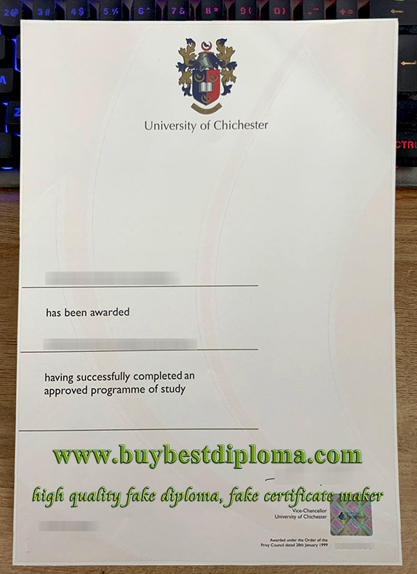 University of Chichester degree, University of Chichester diploma, fake University of Chichester certificate,