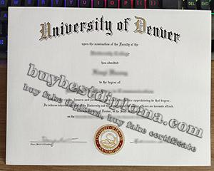 University of Denver diploma, fake University of Denver degree, University of Denver certificate,