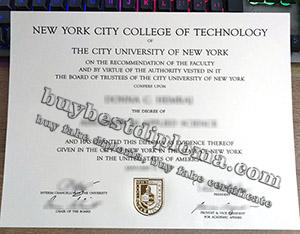 New York City College of Technology diploma, fake City Tech diploma, City University of New York degree,