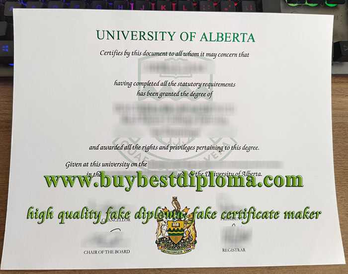 University of Alberta diploma, fake University of Alberta degree, University of Alberta certificate,