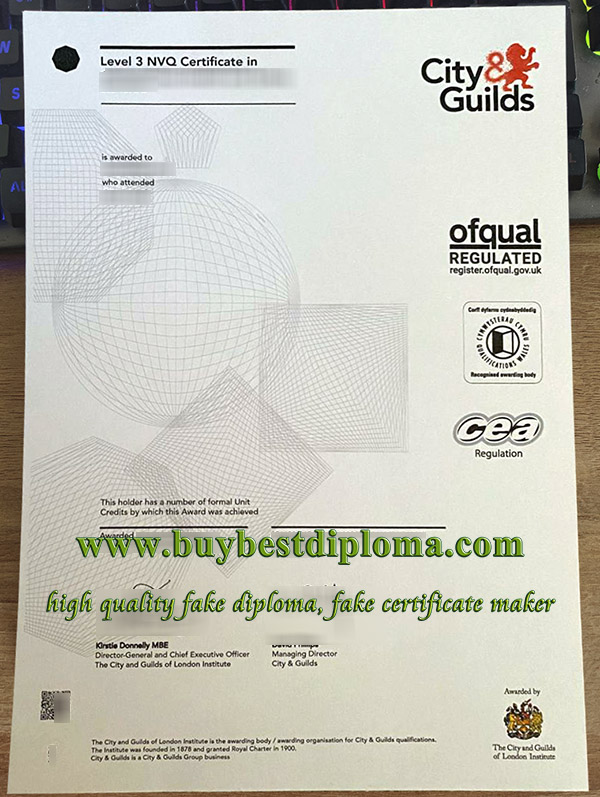 City & Guilds NVQ certificate, fake City & Guilds certificate, buy NVQ certificate,