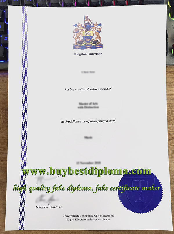 Kingston University degree, Kingston University diploma, fake Kingston University certificate,