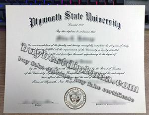 Plymouth State University diploma, Plymouth State University degree, fake PSU certificate,