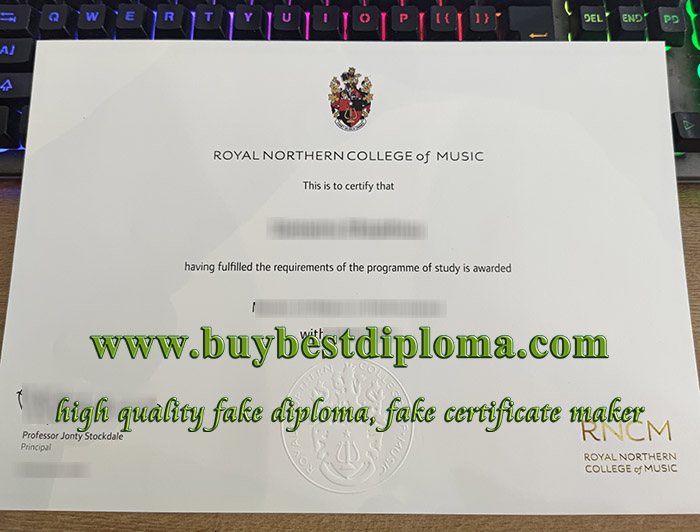 Royal Northern College of Music diploma, Royal Northern College of Music degree, fake RNCM certificate,