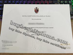 Royal Northern College of Music diploma, Royal Northern College of Music degree, fake RNCM certificate,