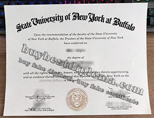 University at Buffalo diploma, SUNY at Buffalo certificate, Baffalo University certificate,