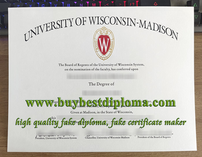 University of Wisconsin-Madison diploma, University of Wisconsin-Madison degree, fake UW-Madison certificate, 威斯康星大学毕业证,