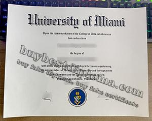 University of Miami diploma, University of Miami degree, fake University of Miami certificate,